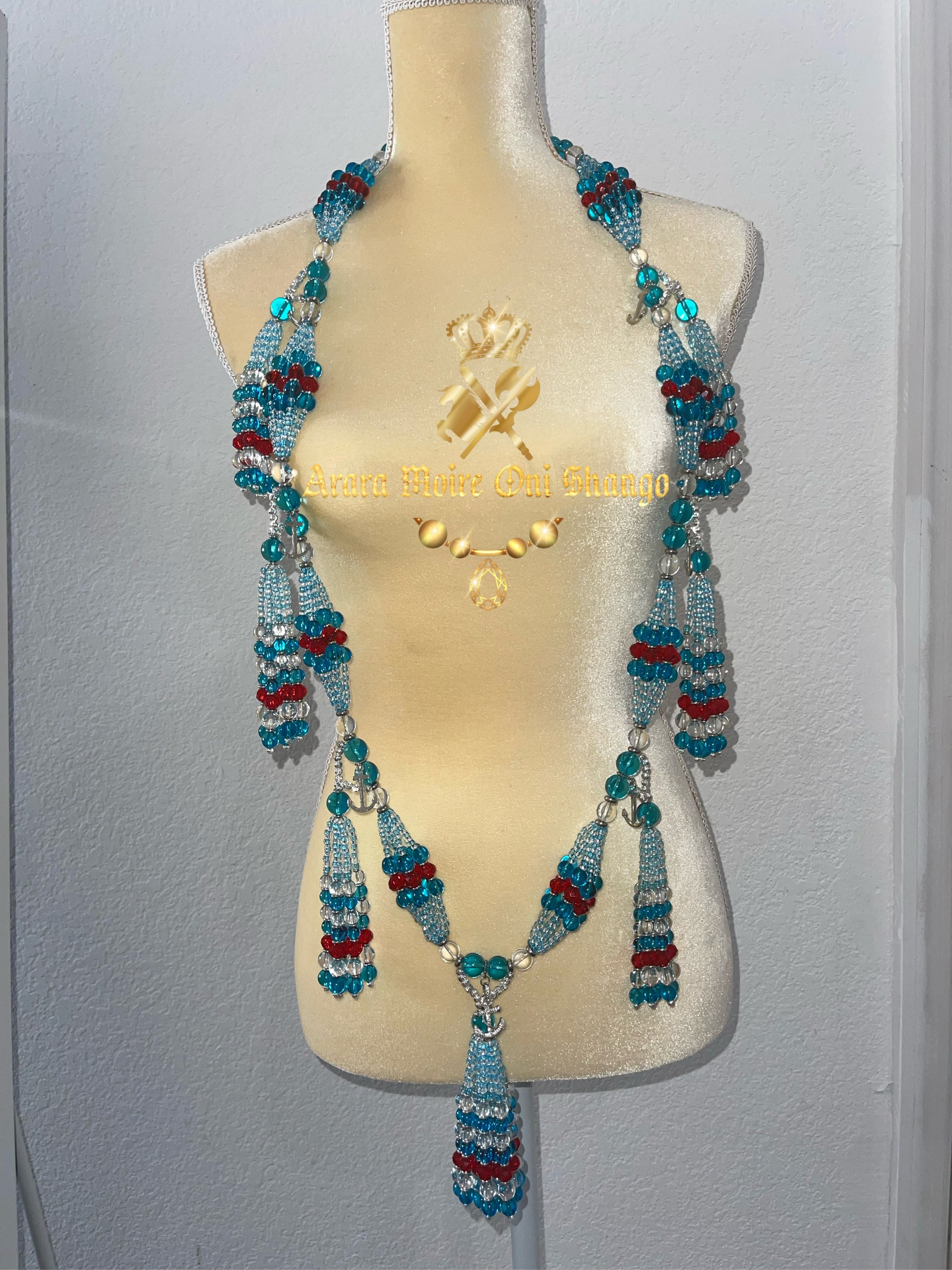 Collar de Mazo de Yemayá Achaba