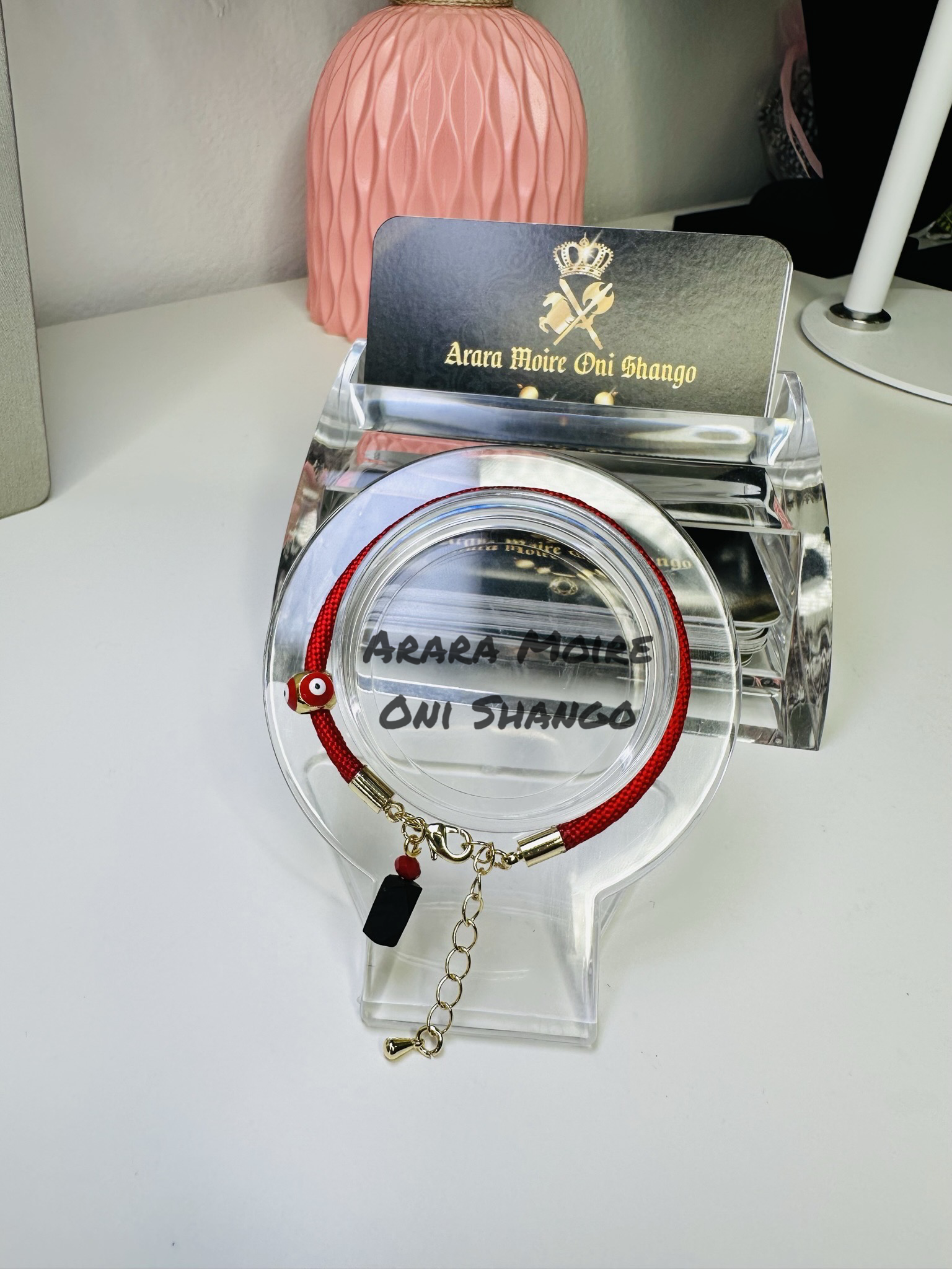 Pulsera para los Malos Ojos (azabache y ojito azul)