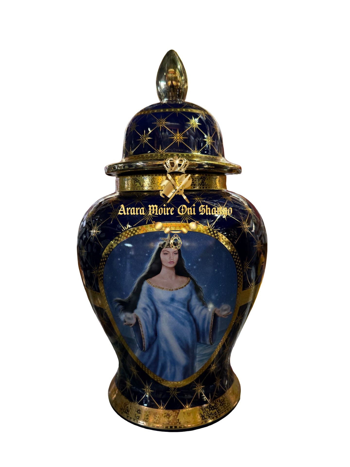 Sopera de Yemaya de 17 pulgadas