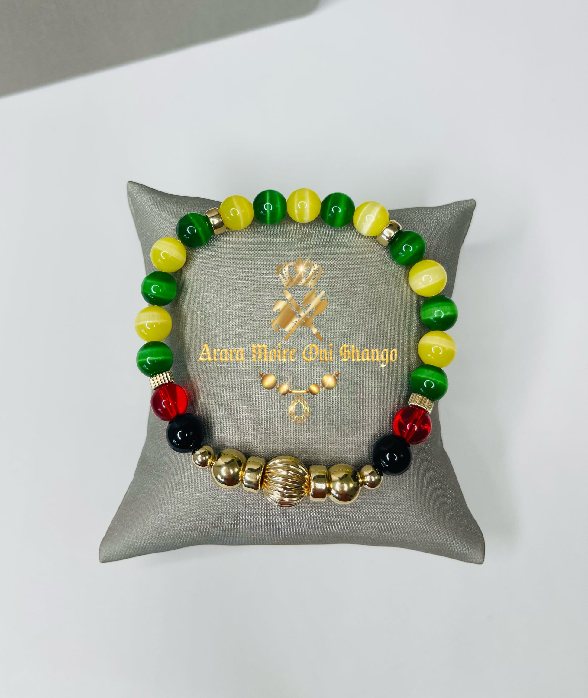 Idde de Orula con Eleggua (Gold Filled)