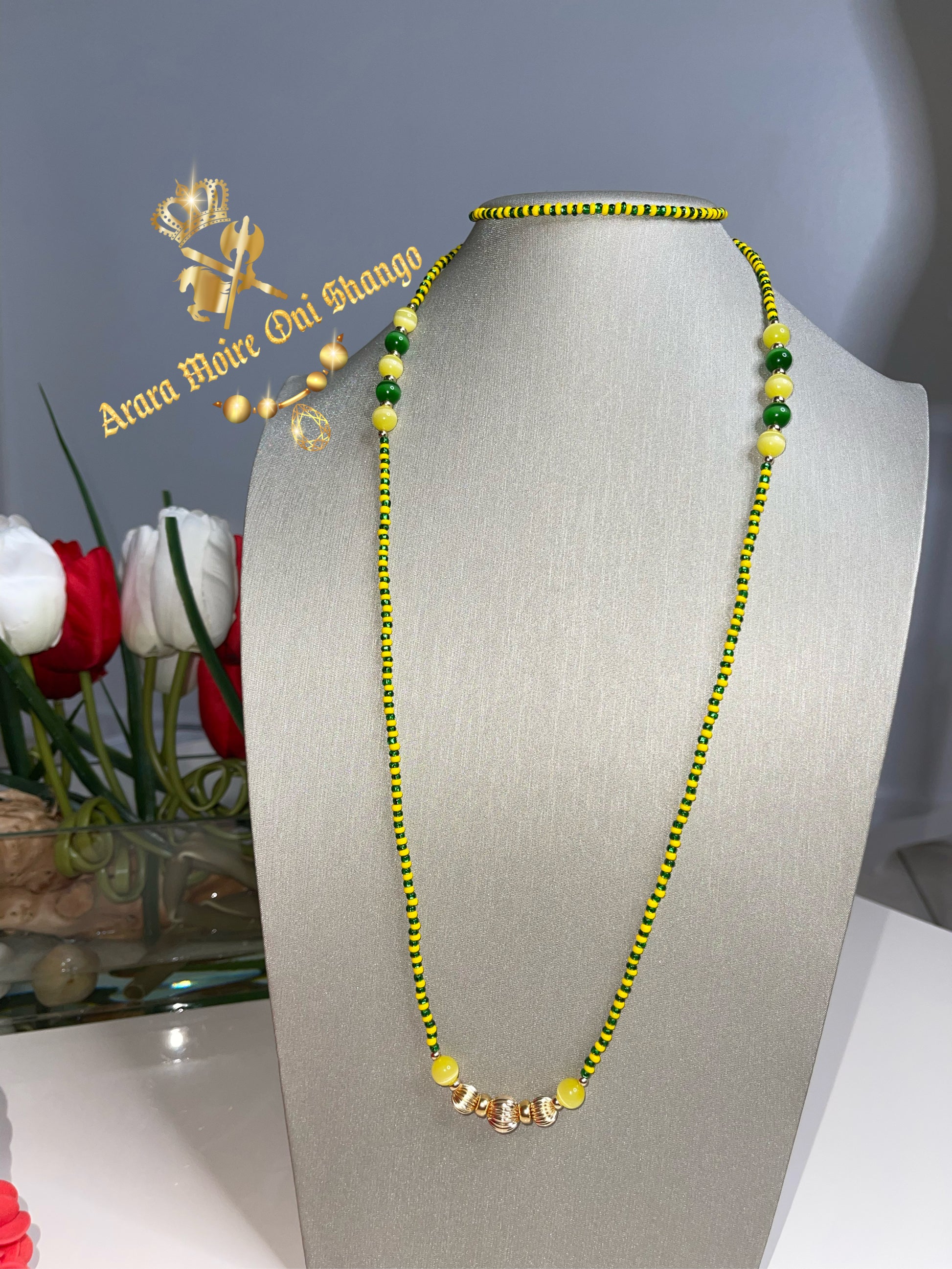 Eleke de Orula (riempito d'oro)