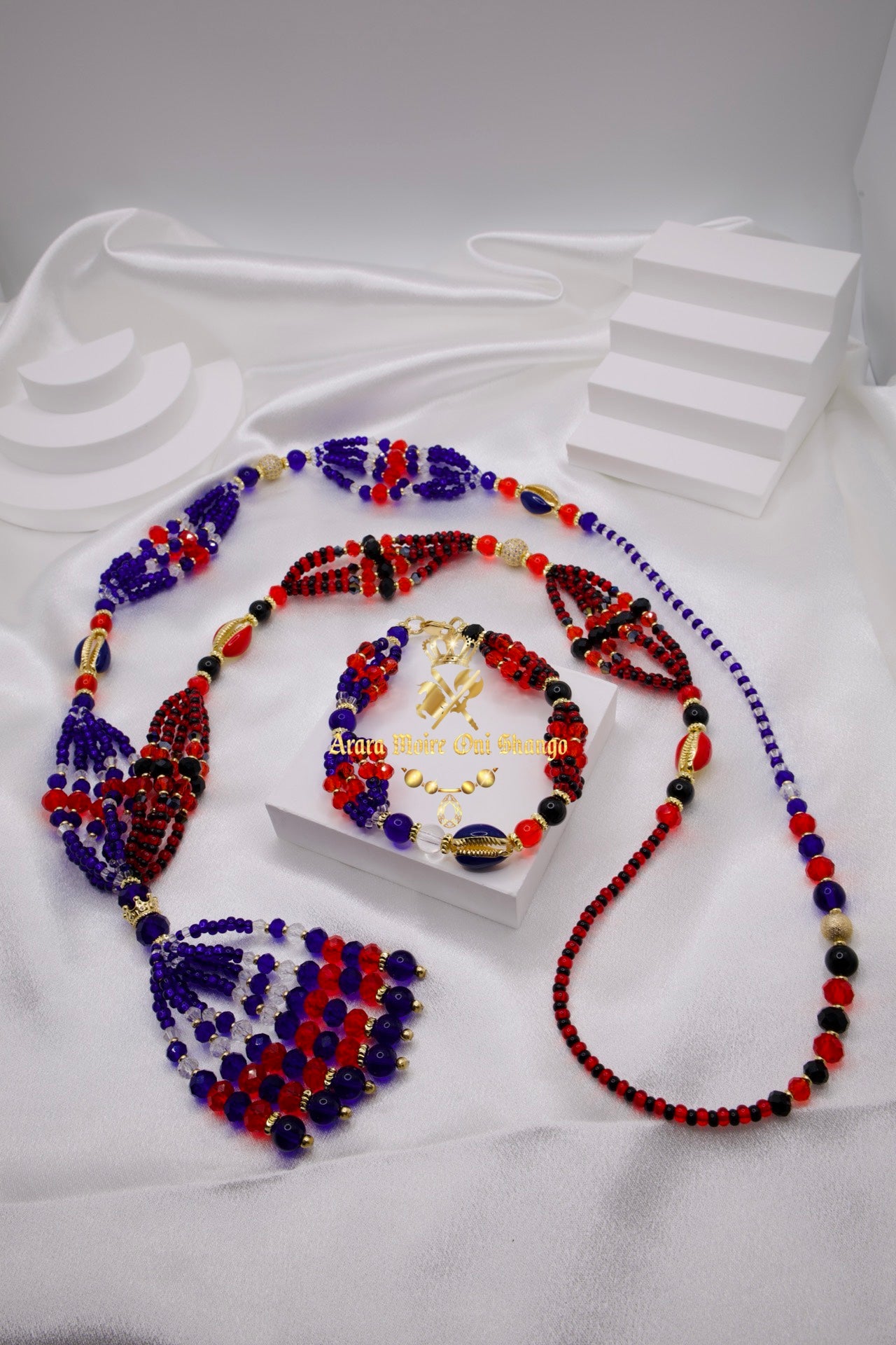 Juego de Gala de Yemaya Okute con Eleggua