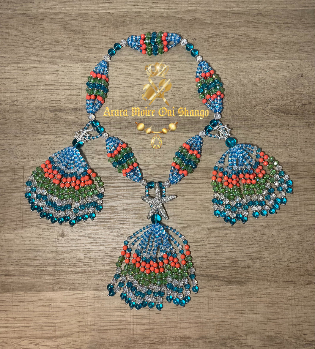 Collar de Mazo de Yemayá Asesu