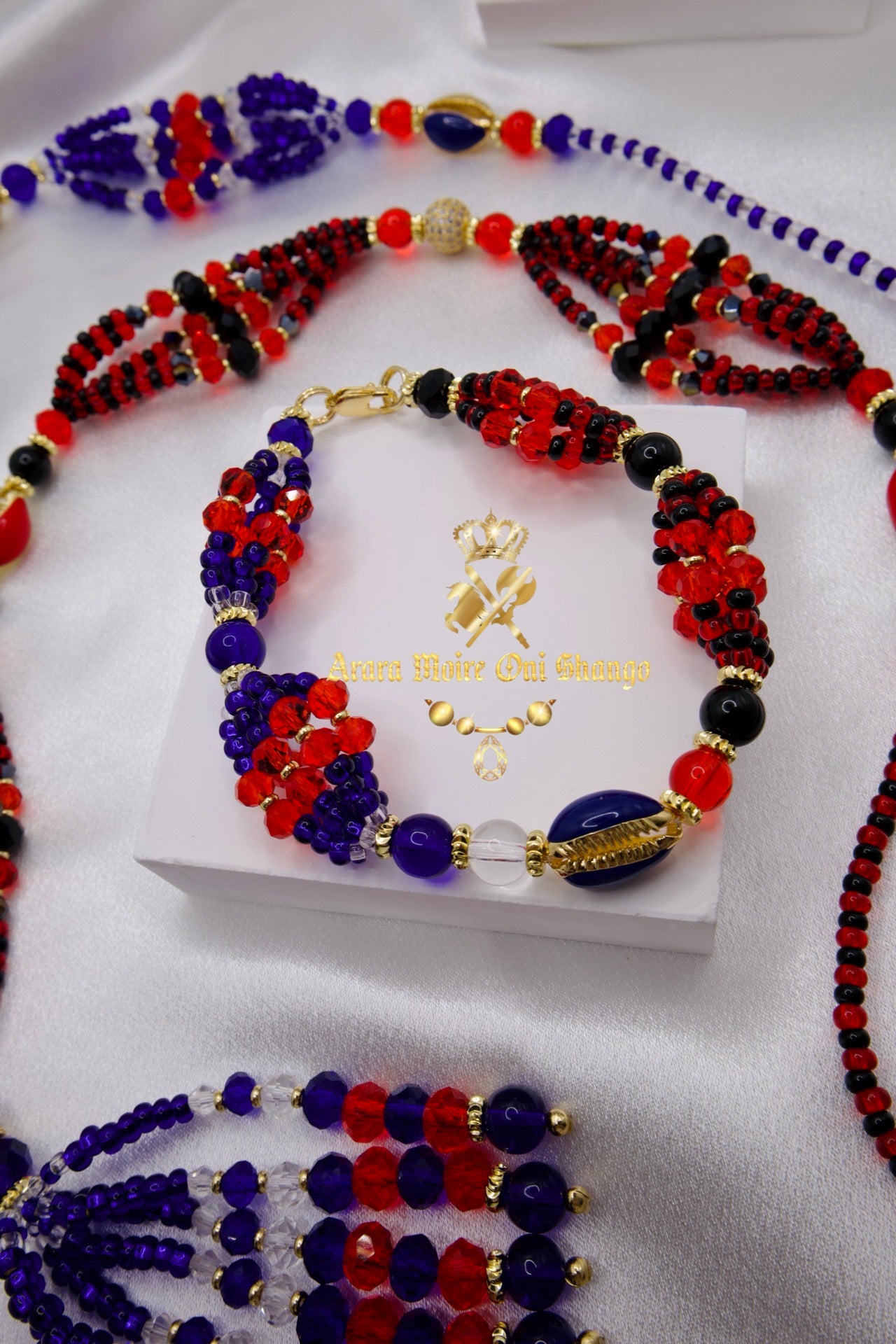 Juego de Gala de Yemaya Okute con Eleggua