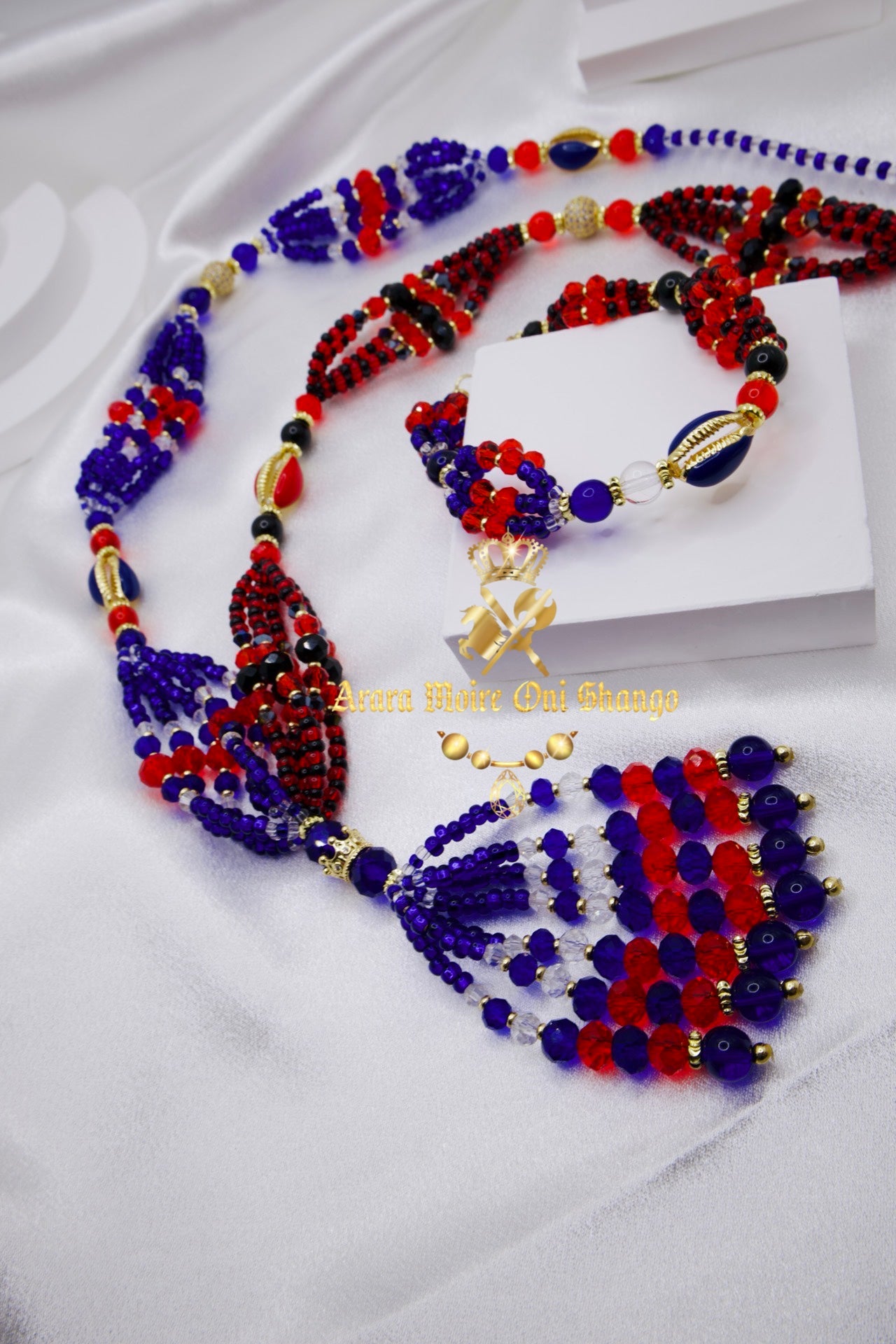 Juego de Gala de Yemaya Okute con Eleggua