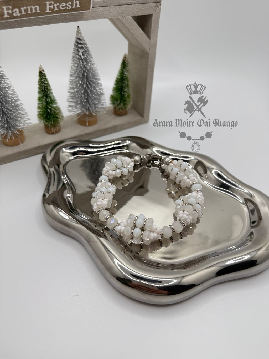 Idde de Obatala Con Hilo regular (no pita)