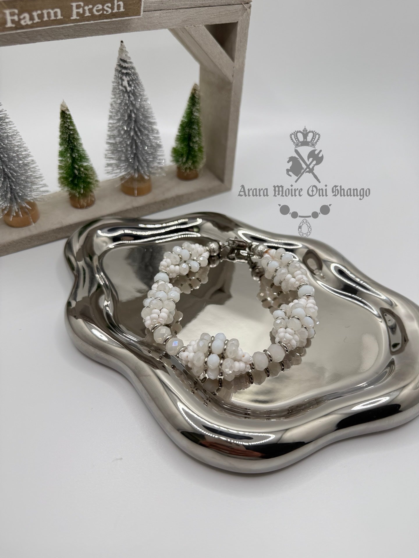 Idde de Obatala Con Hilo regular (no pita)