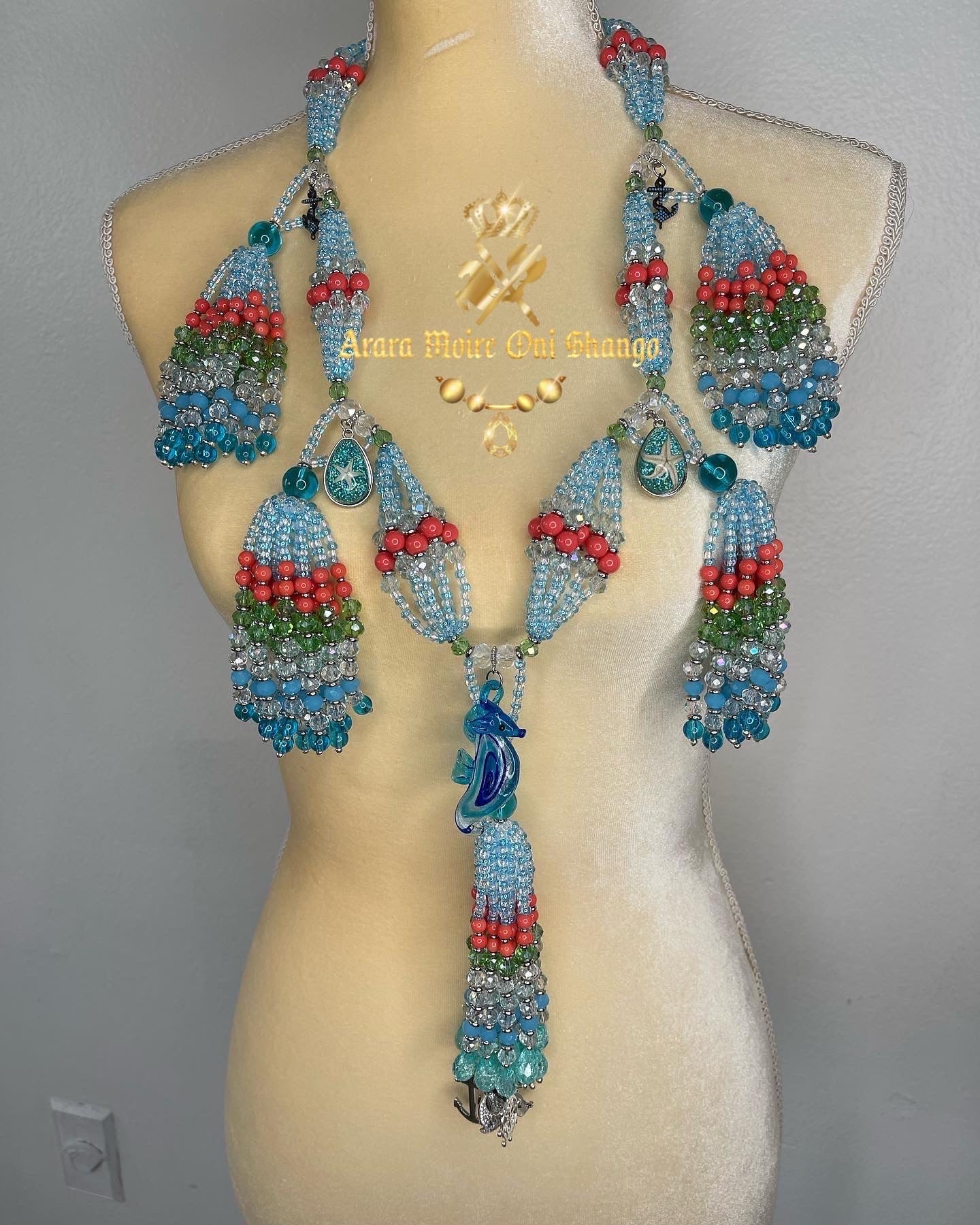 Collar de Mazo de Yemayá Asesu