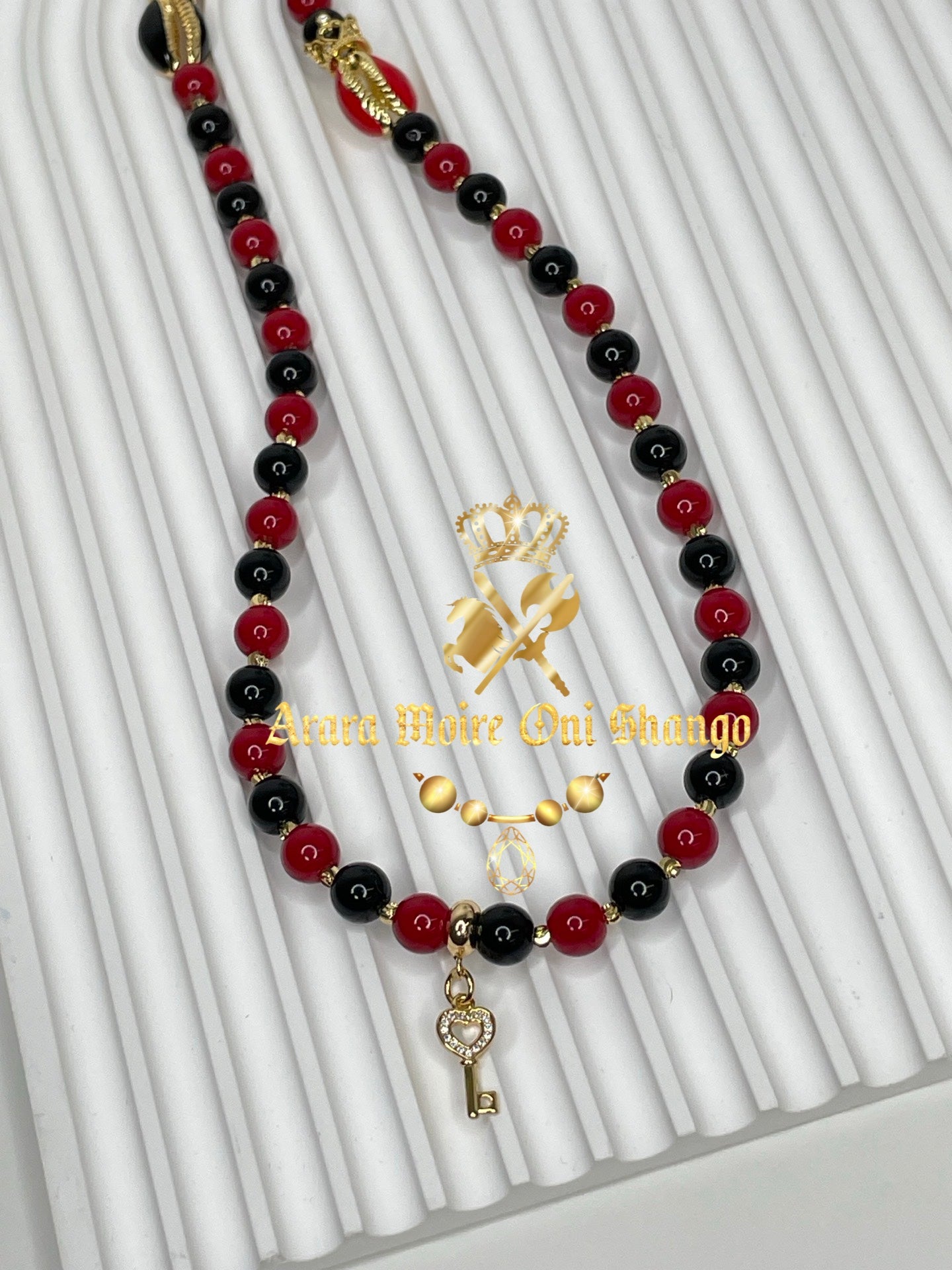 Collar de Eleggua (Onix Negro)