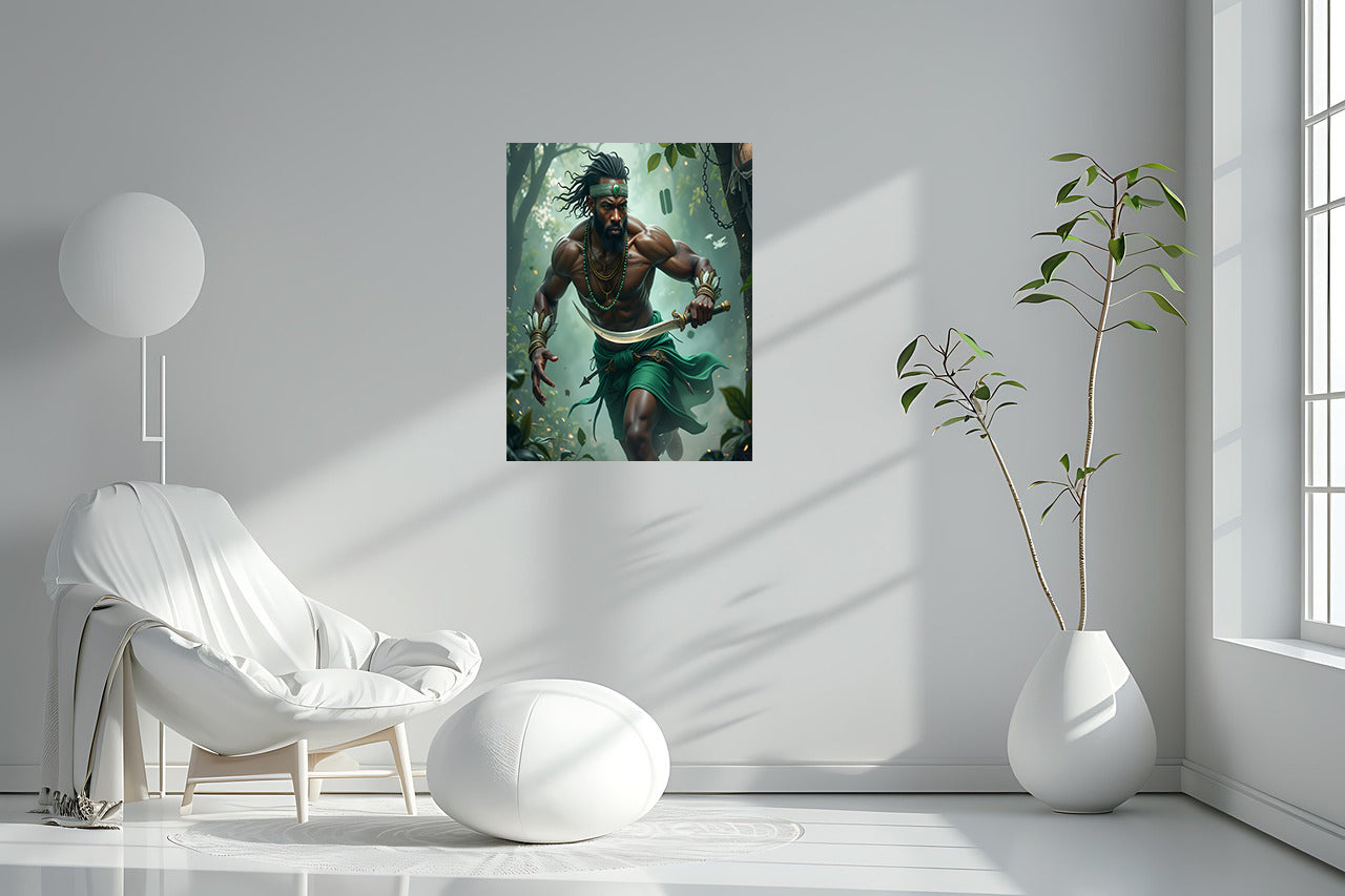 Cuadro Inspirado en Oggun