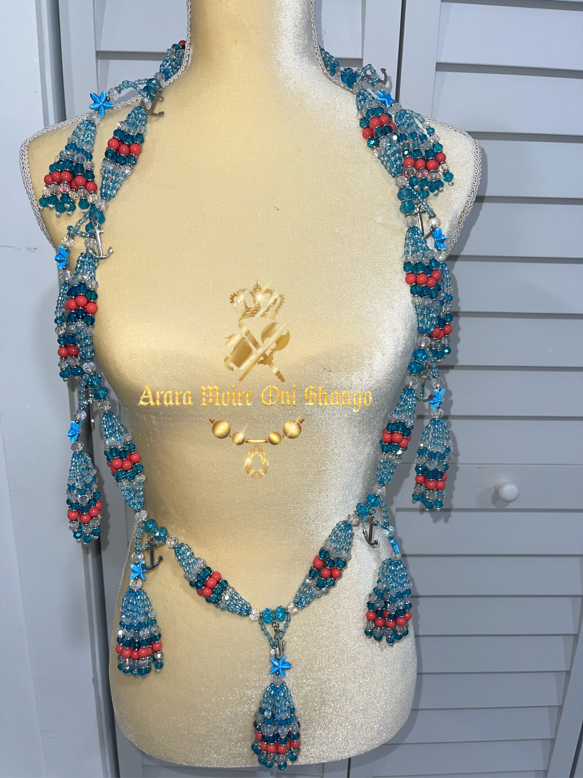 Collar de Mazo de Yemayá Asesu