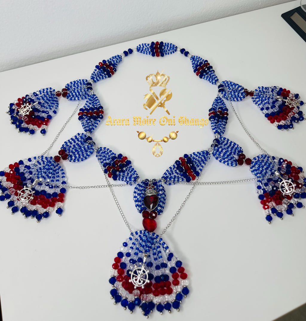 Collar de Mazo de Yemayá Okute