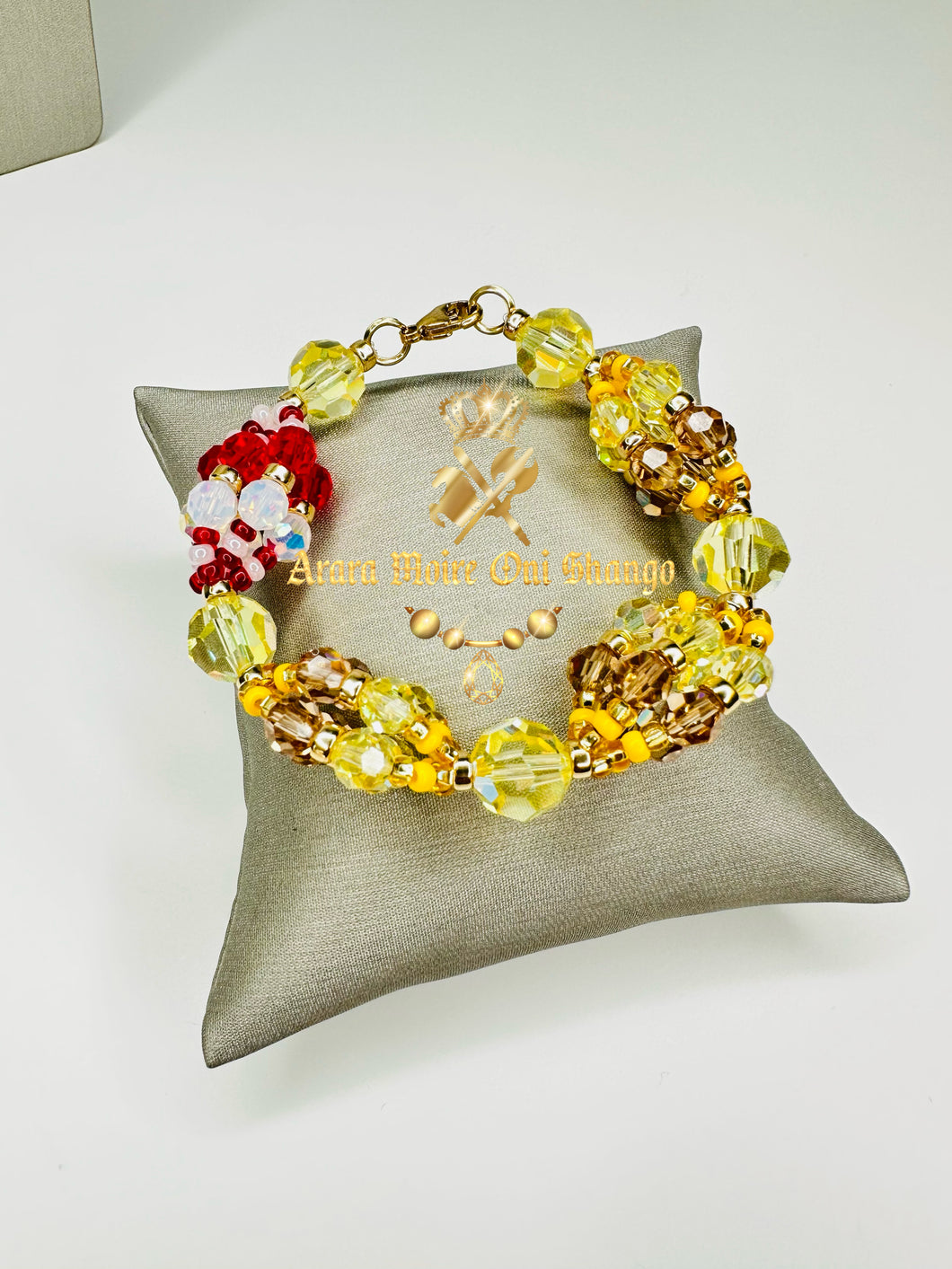 Idde de Oshun (Swarovski Original y Gold Filled