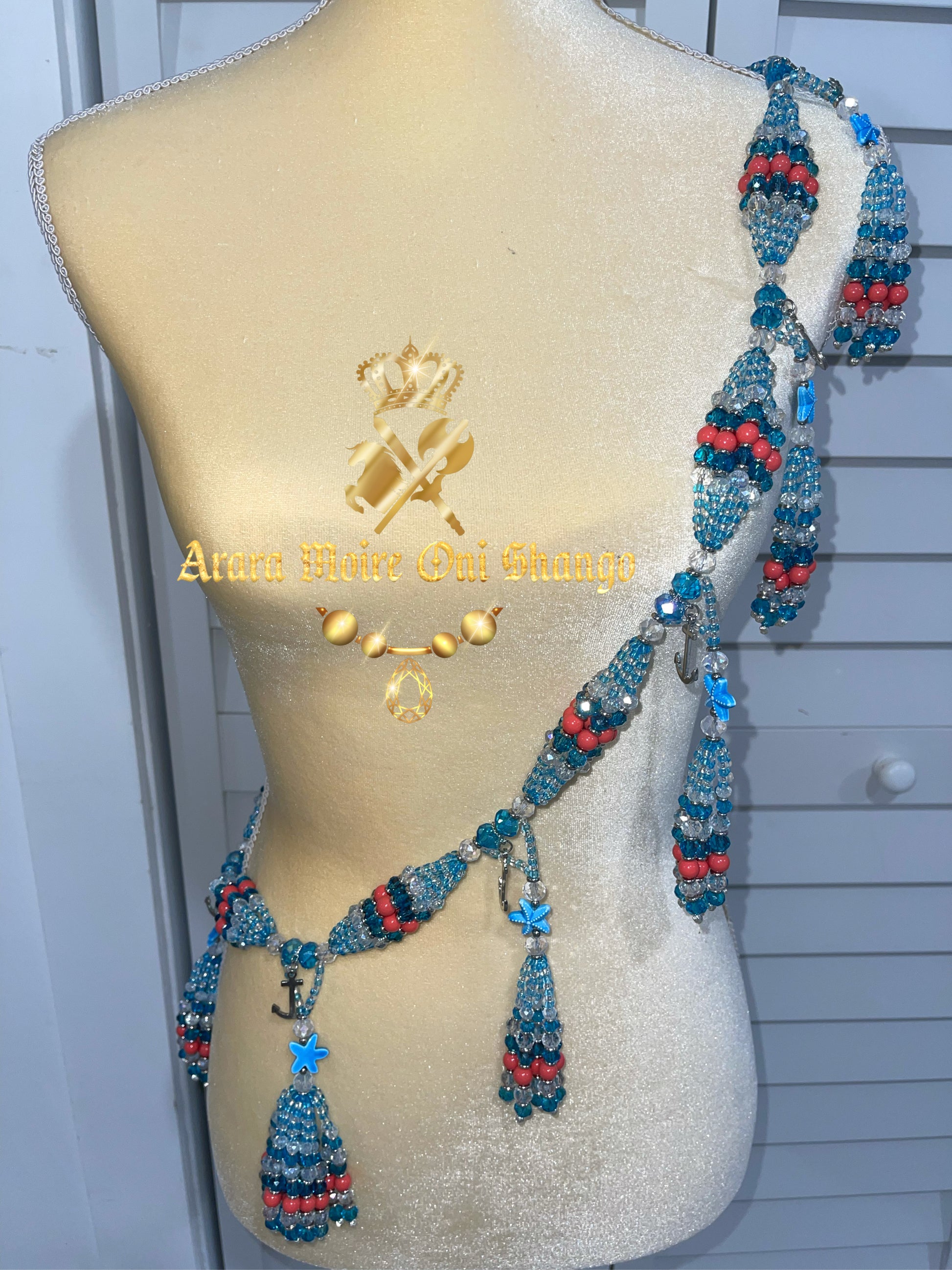 Collar de Mazo de Yemayá Asesu