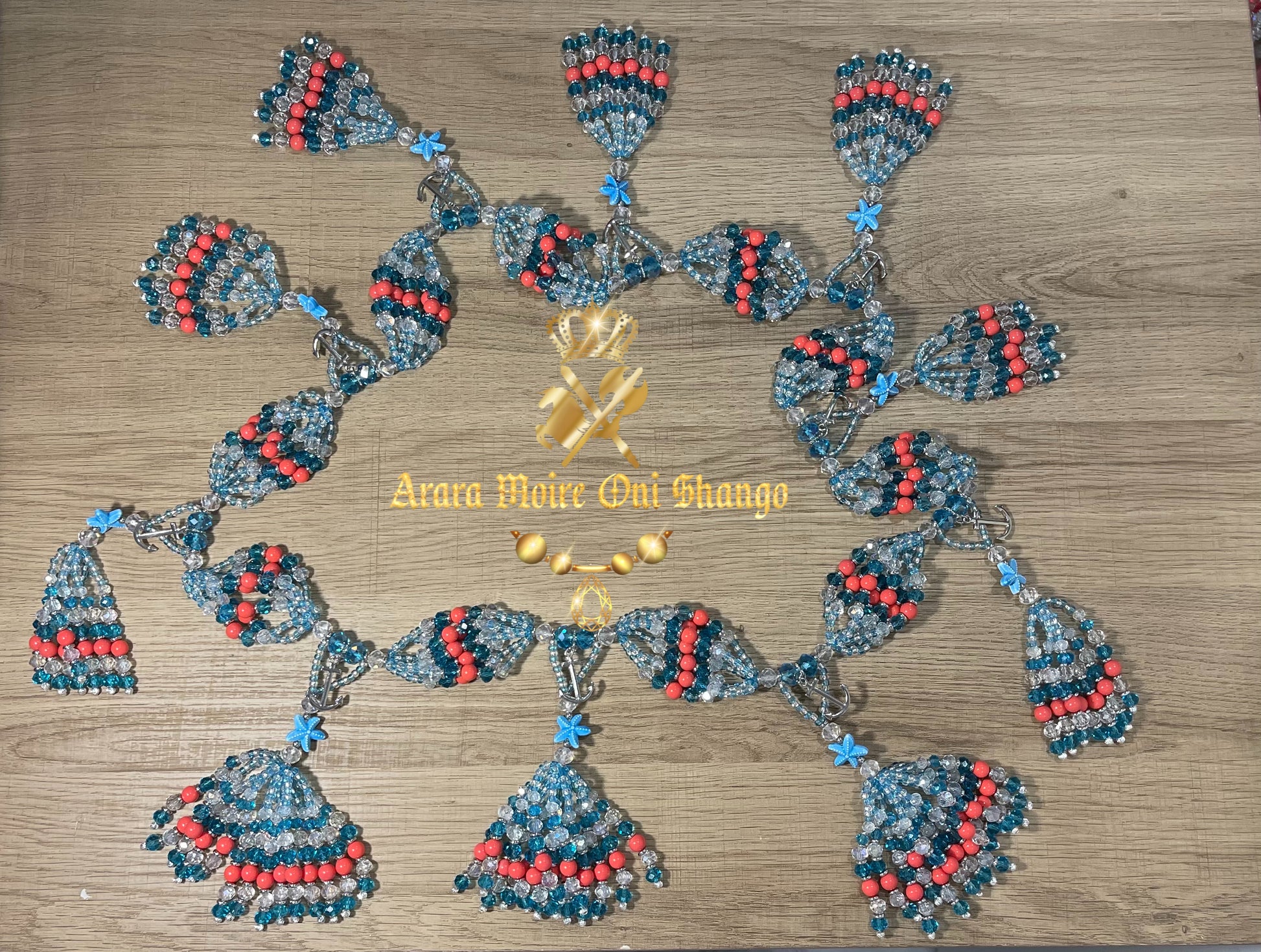 Collar de Mazo de Yemayá Asesu