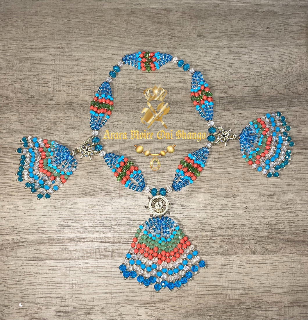 Collar de Mazo de Yemaya Asesu
