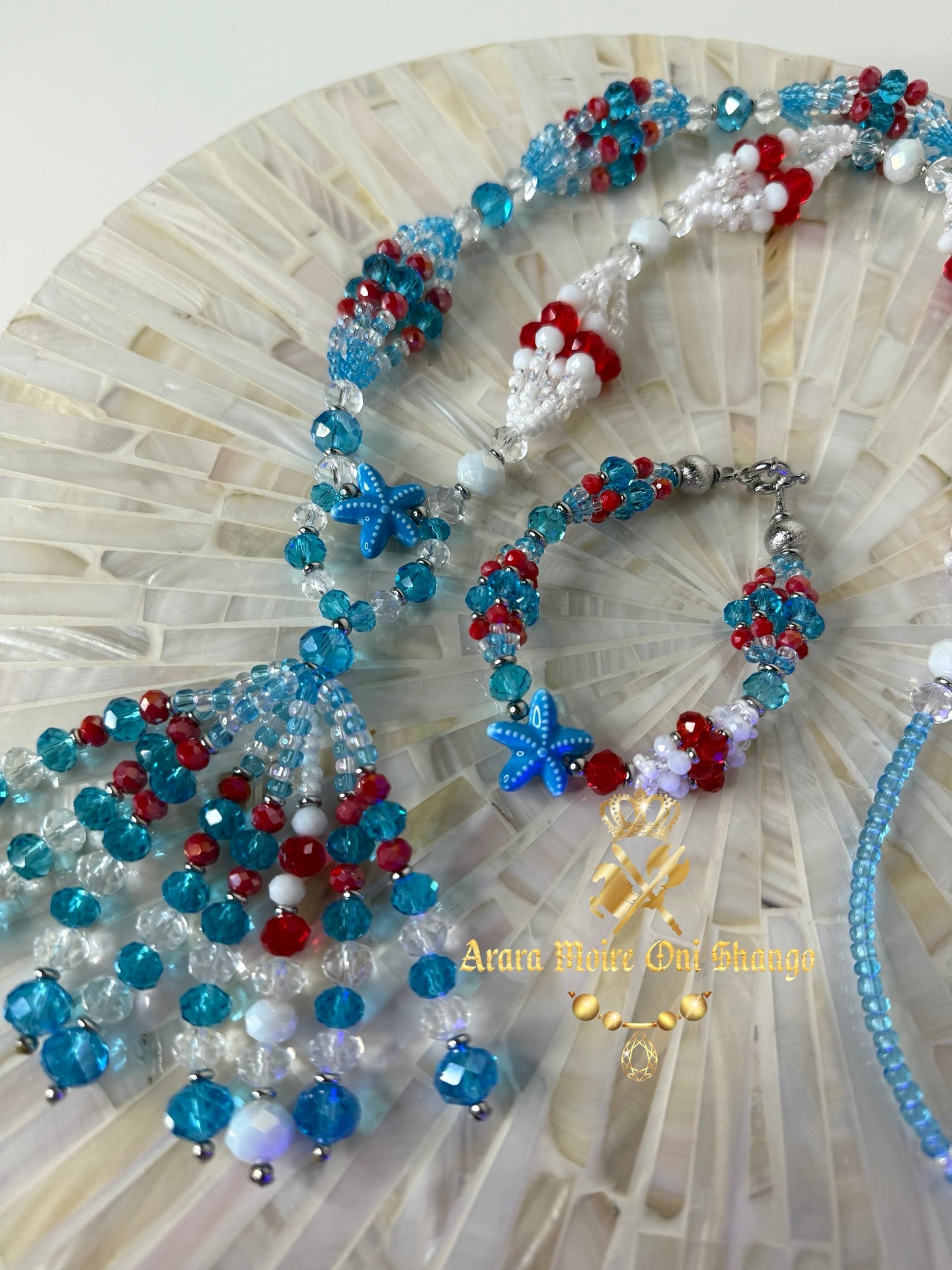 Juego de Gala de Yemaya Asesu y Obatala Ayaguna