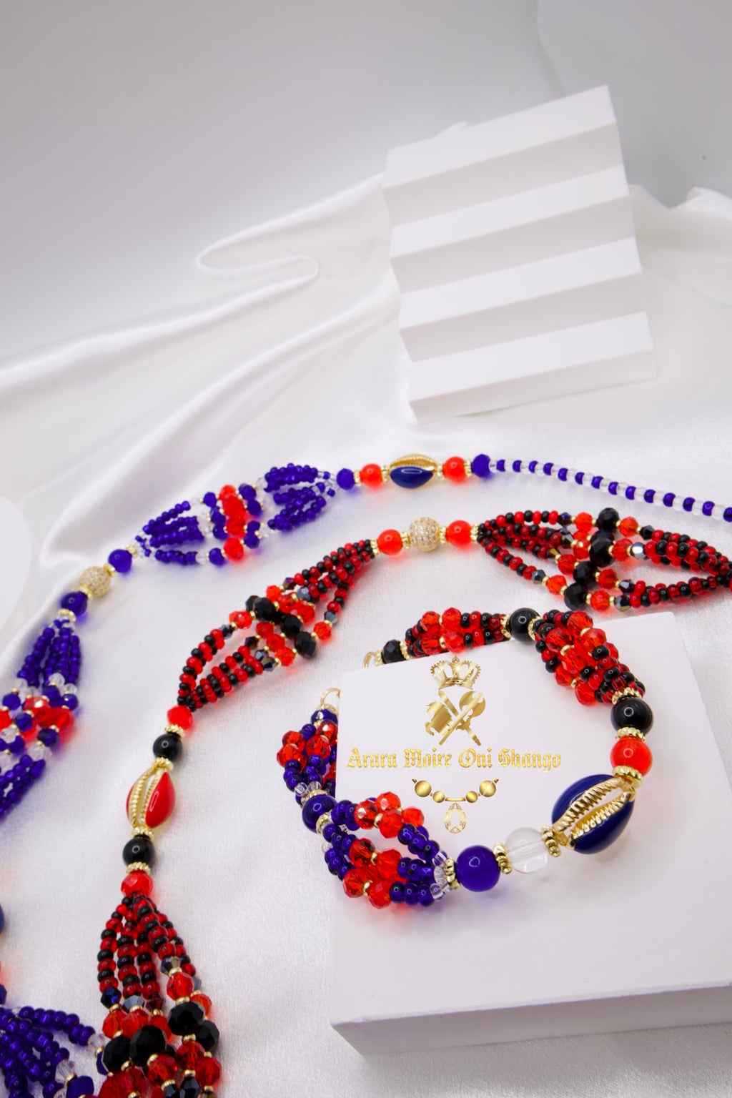 Juego de Gala de Yemaya Okute con Eleggua
