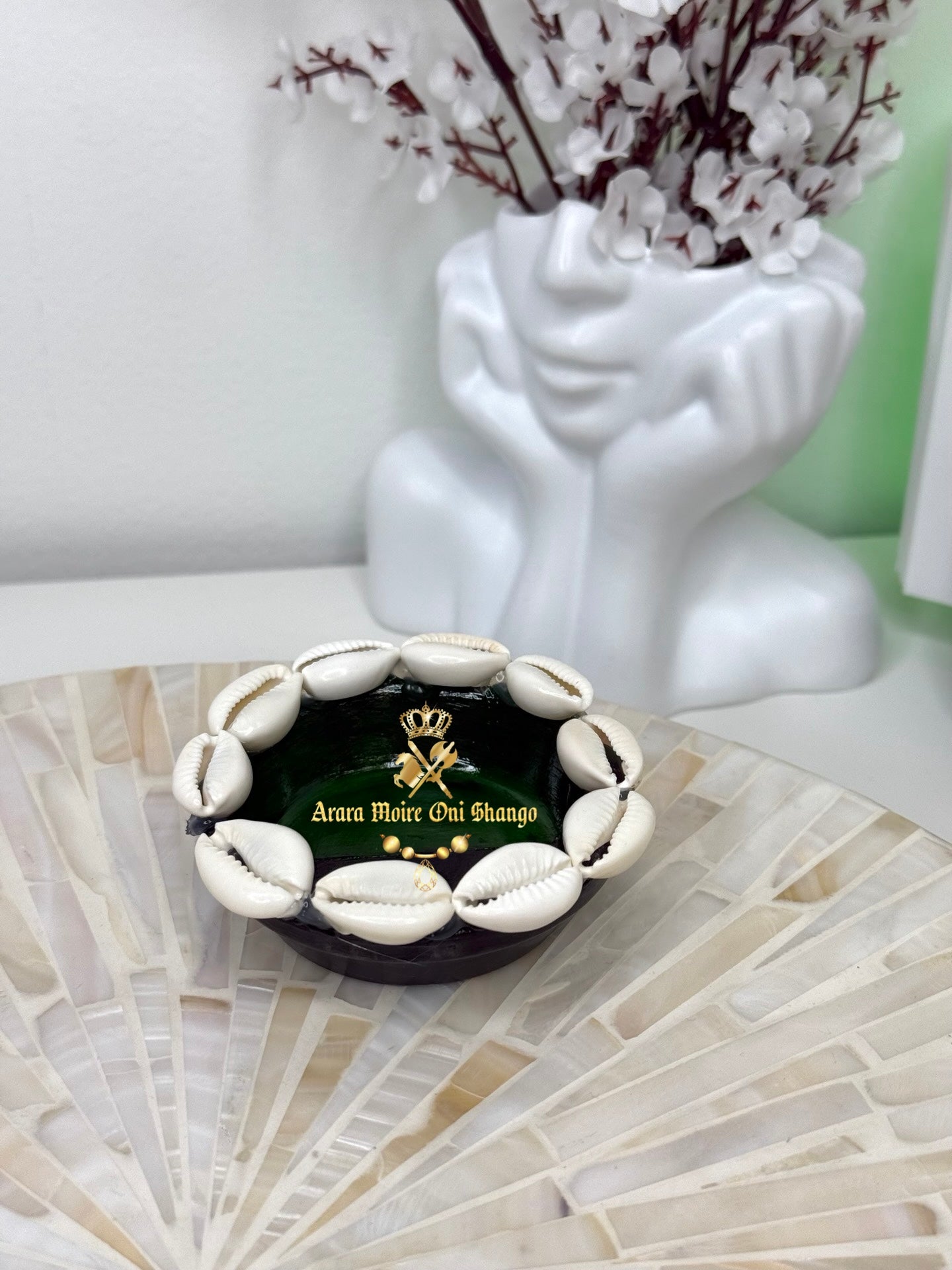 Plato para ponerle vela a Oggun 2.5 pulgadas