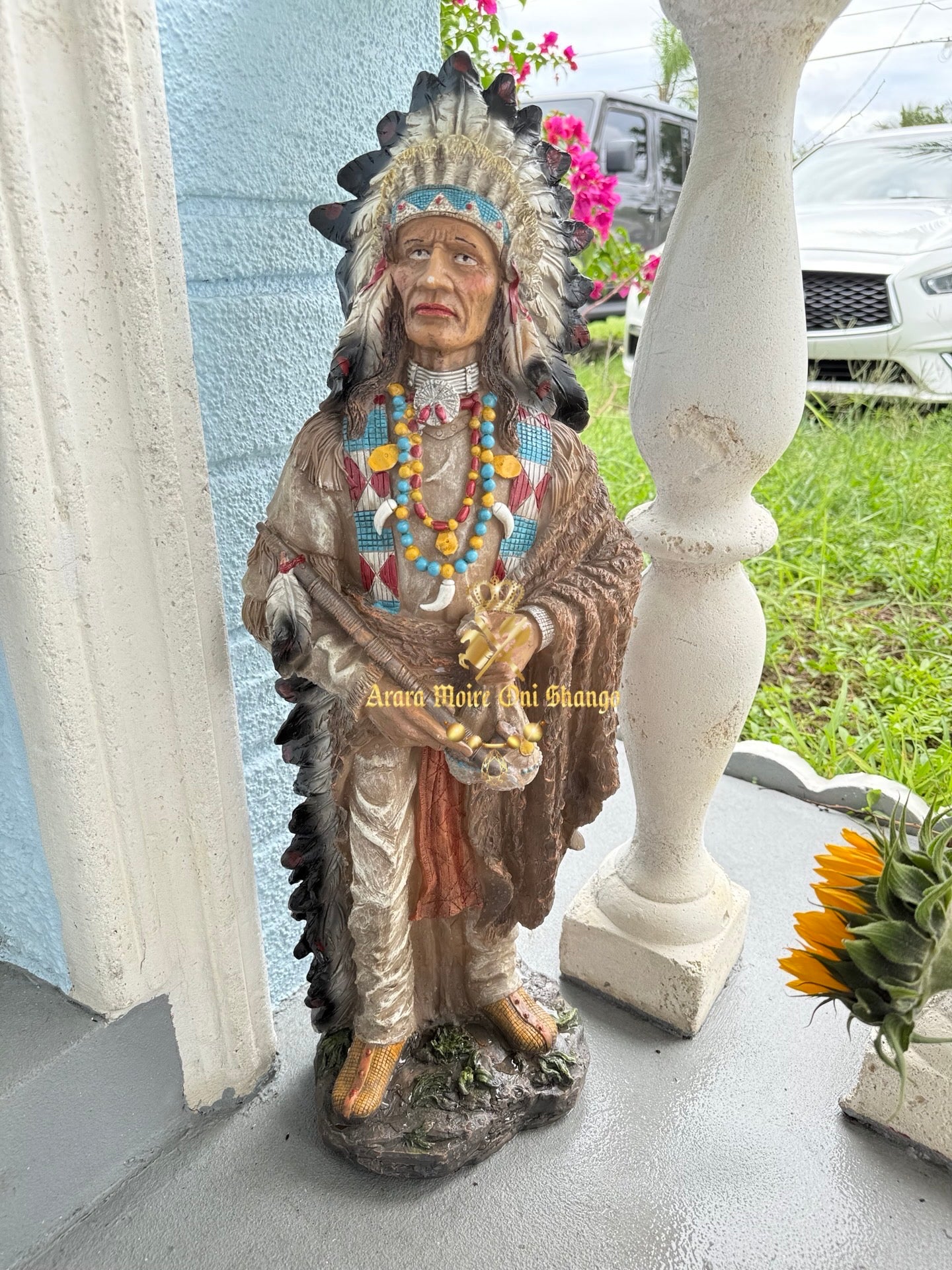 Estatua de Indio Cacique de 29”