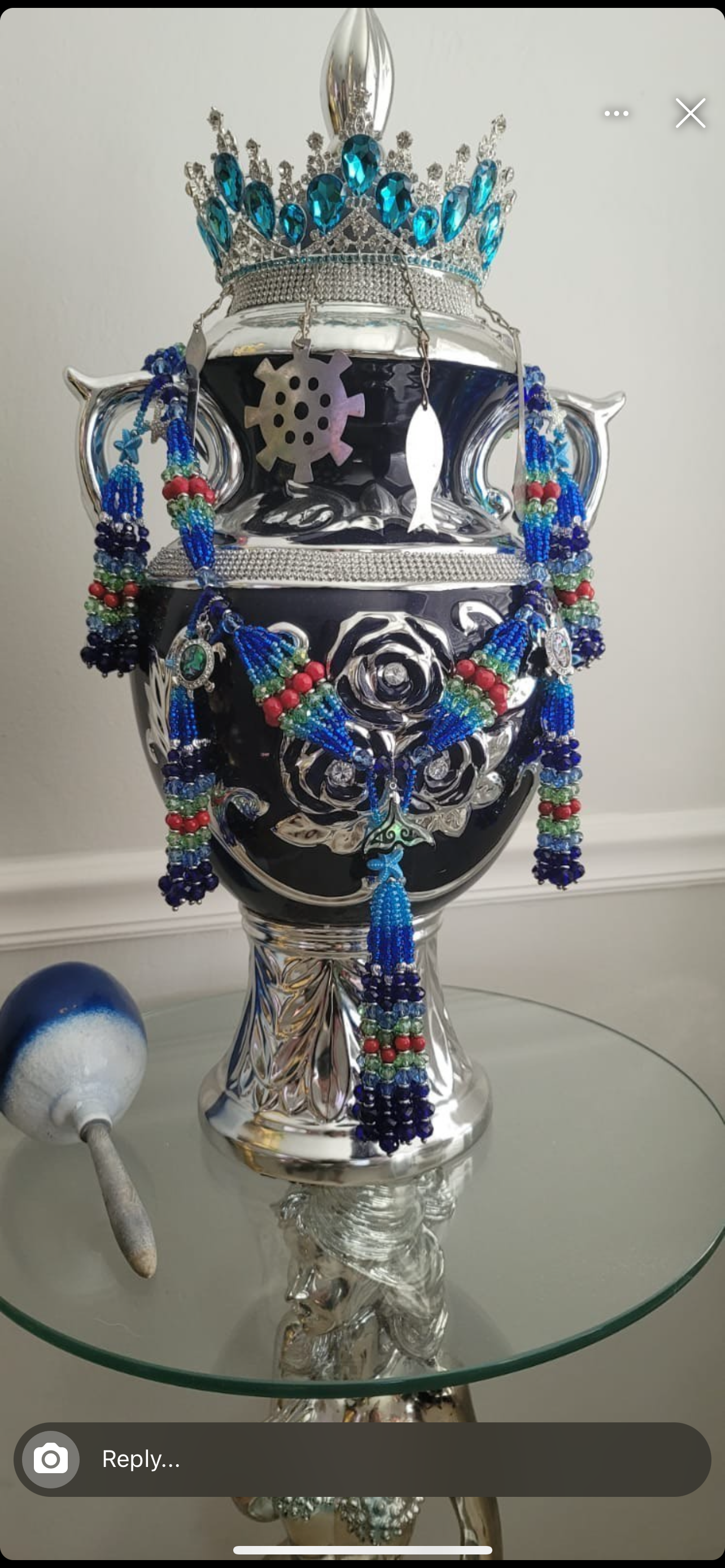 Collar de Mazo de Yemayá Mayelewo