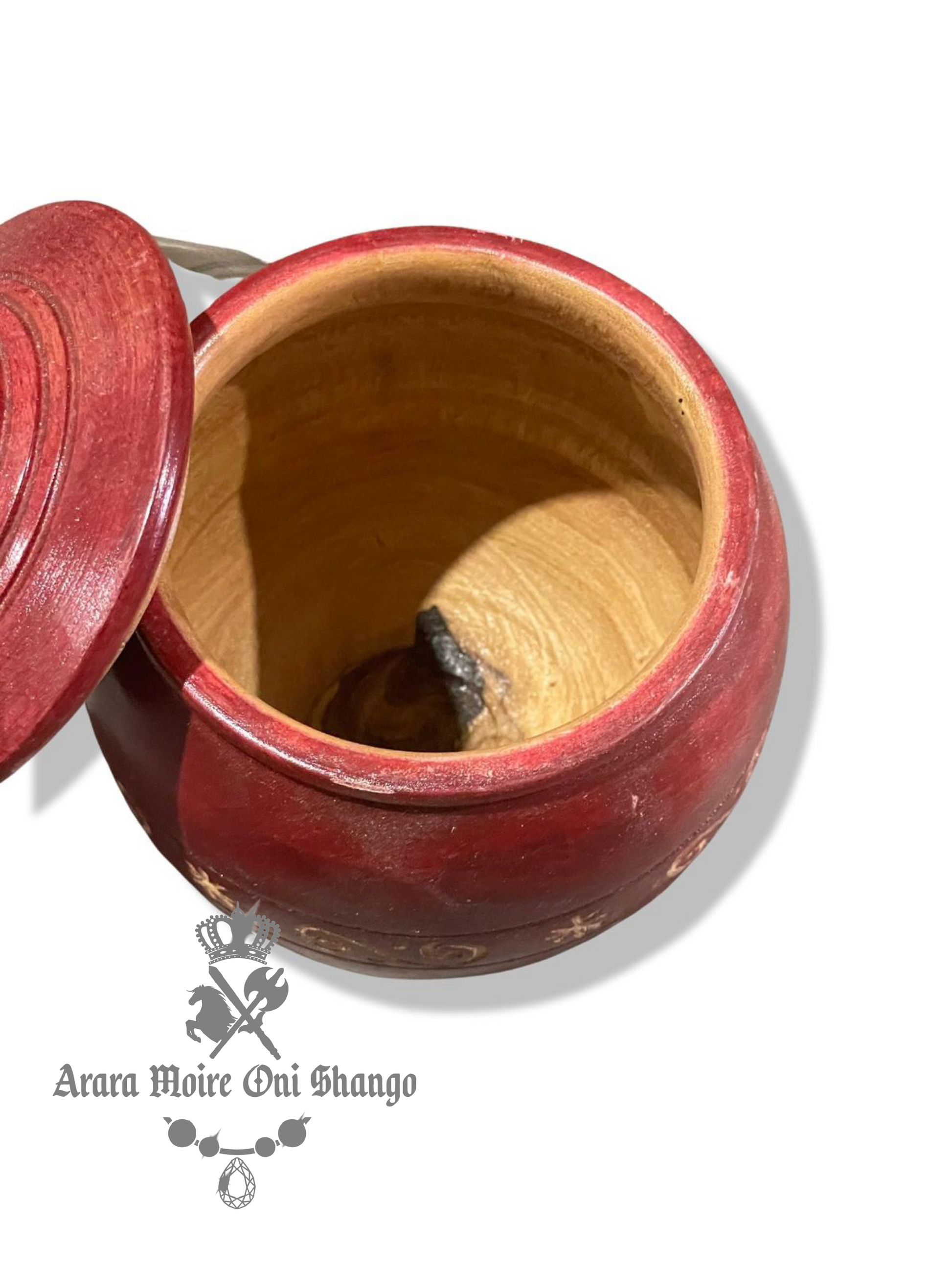 Lebrillo de Orula (Iwo Fakan para Hombre, Ikofa fun para mujer) mano de Orula cofre de orula, sopera de orula