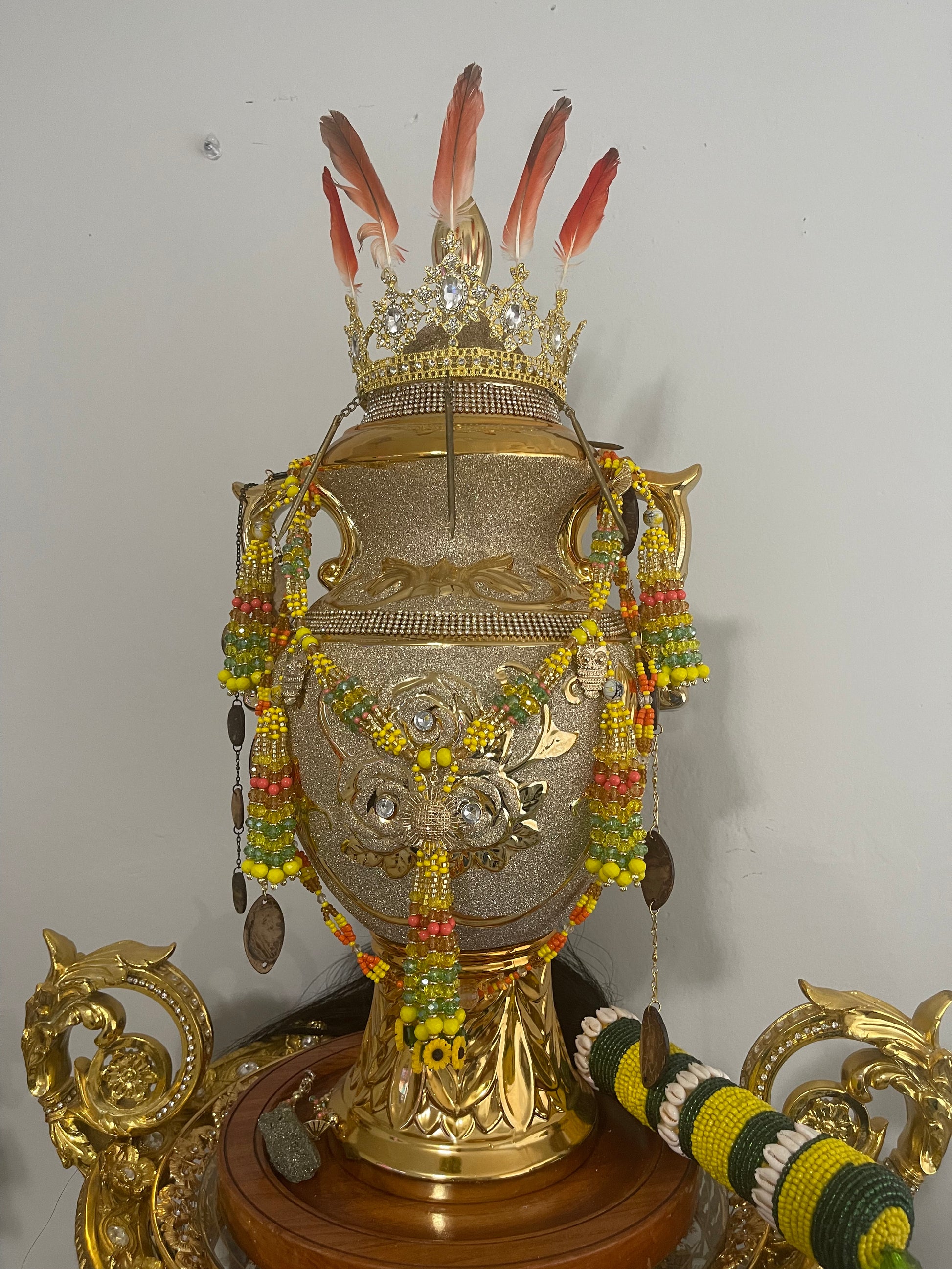 Collar de Mazo de Oshún Ololoddi